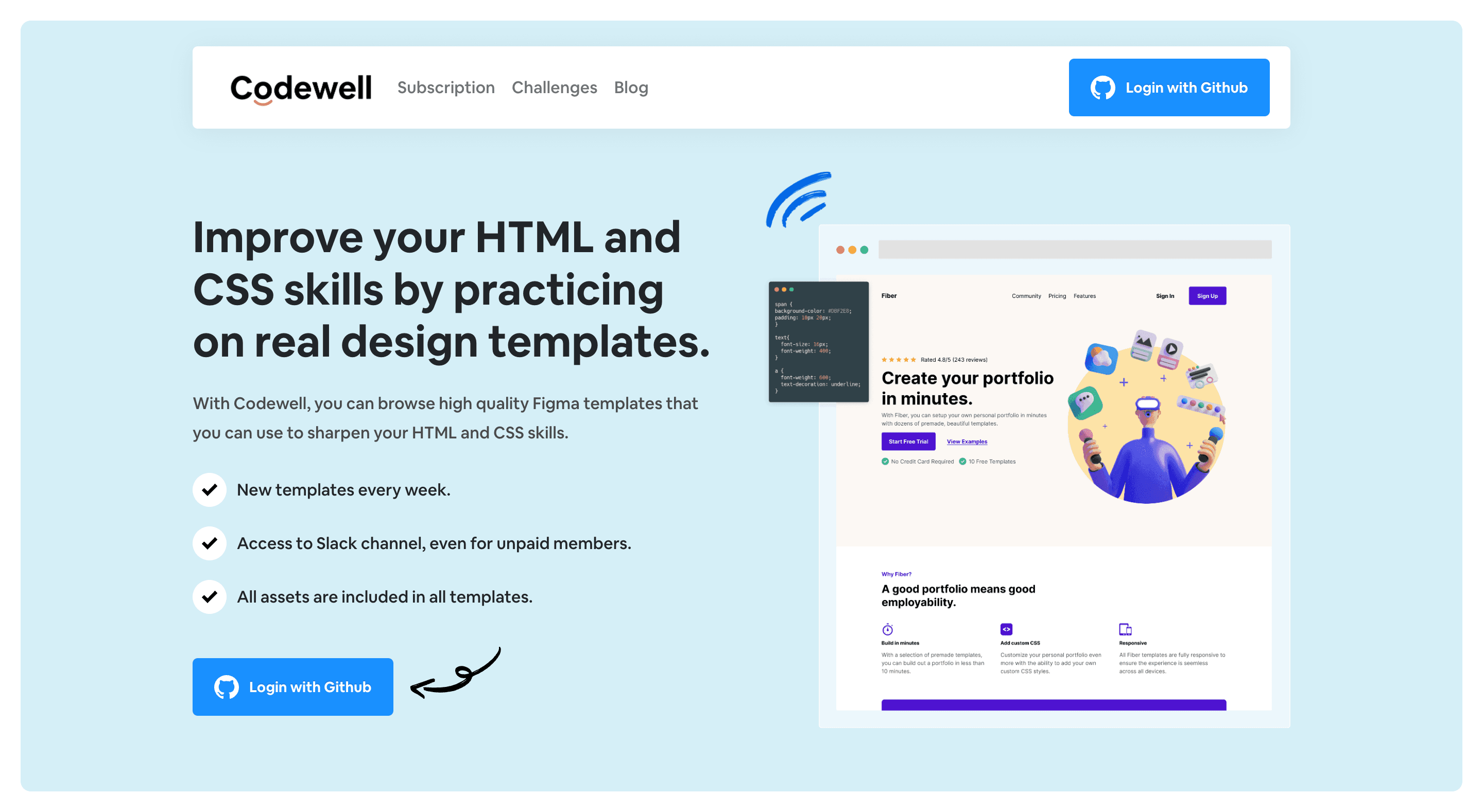 5 reasons why you should use Codewell for your next portfolio project