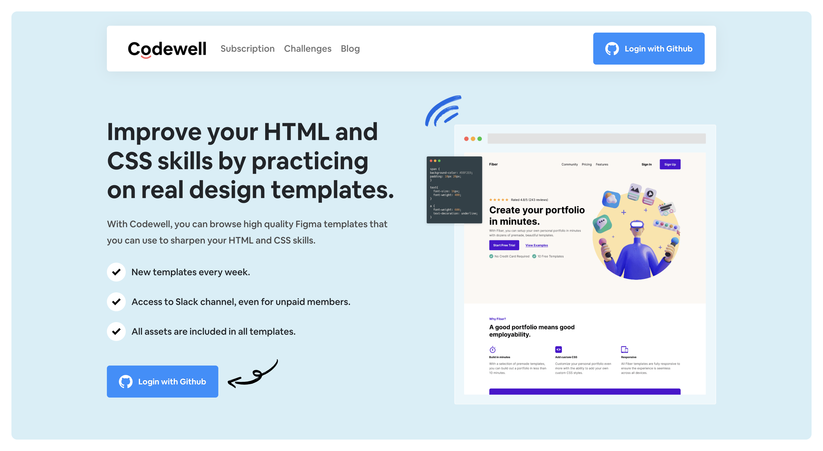 5 reasons why you should use Codewell for your next portfolio project